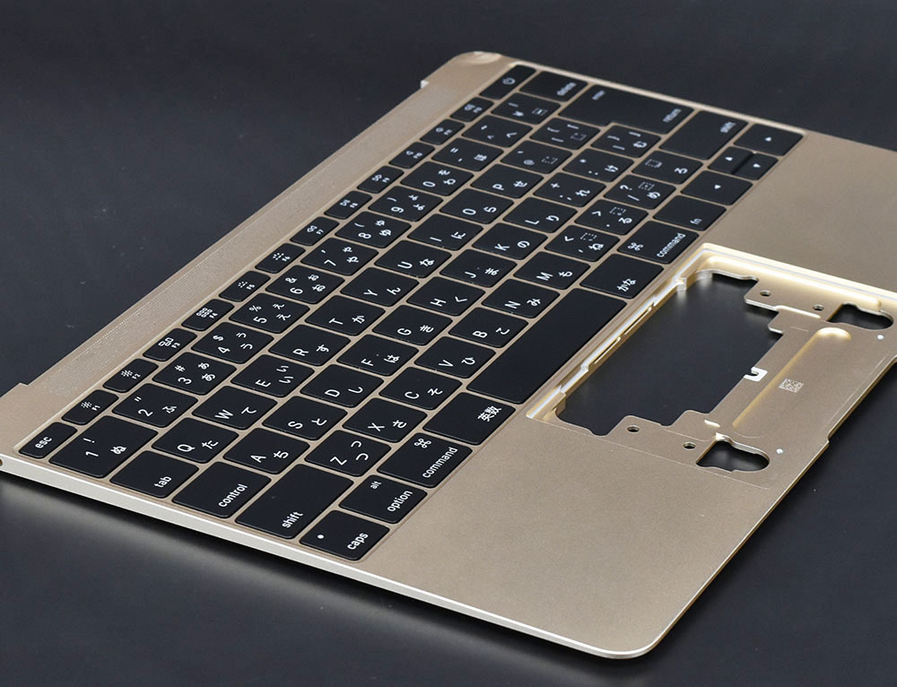 当日発送 MacBook Retina 12 inch Early 2015 A1534 ゴールド 日本語 キーボード パームレスト 中古品 911-4 JIS_画像6