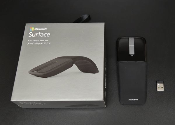 当日発送 Microsoft Surface Arc Touch Mouse 1592 E6W-00008 アーク タッチ マウス 中古品1　パーツ 部品_画像1