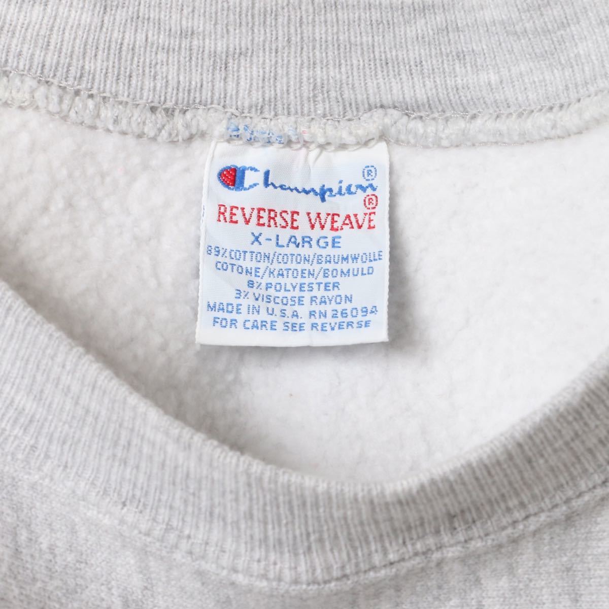 90s チャンピオンリバースウィーブ USA製 Xl Champion REVERSE 90s チャンピオンリバースウィーブ USA製 Xl Champion REVERSE