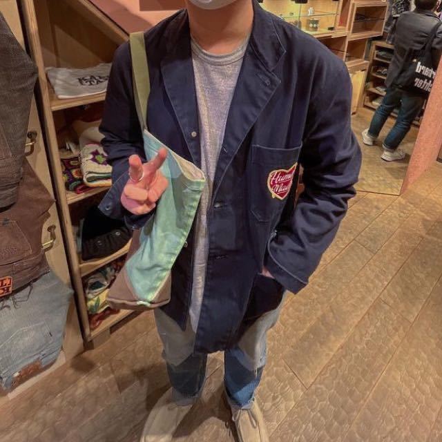 HUMAN MADE FACTORY JACKET 紺(S) LV MADE テーラードジャケット 紺