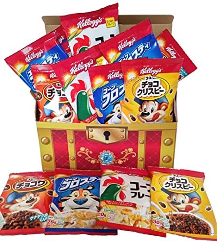 kerog кукуруза хлопья варьете box 17 пакет набор комплект (..... оригинал Treasure Box ) (4 вид кукуруза хлопья шоко wa