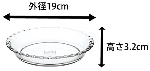 iwaki(イワキ) ベーシックシリーズ ふち飾り皿 耐熱ガラス 外径19cm BC207_画像2
