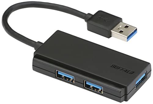 BUFFALO USB3.0 バスパワー 3ポートハブ ブラック コンパクトモデル BSH3U105U3BK 【Windows/Mac対応】_画像9