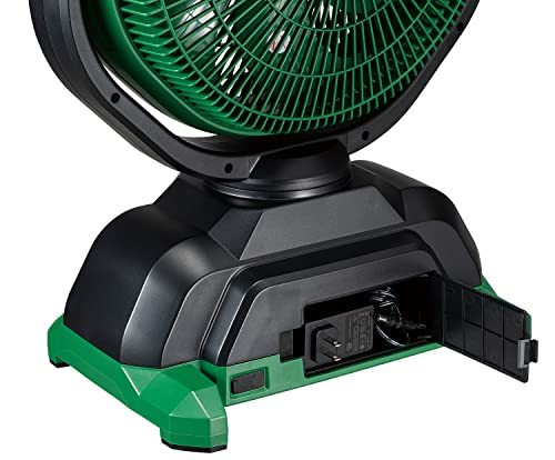 HiKOKI( high ko-ki) 14.4V 18V combined use rechargeable fan factory fan maximum manner speed 240m/min low noise automatic yawing with function . battery optional 