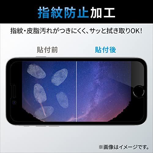 エレコム iPhone 14 13 13Pro フィルム のぞき見防止 覗き見防止 耐衝撃 衝撃吸収 アンチグレア 反射防止 PM-A22AFL_画像4
