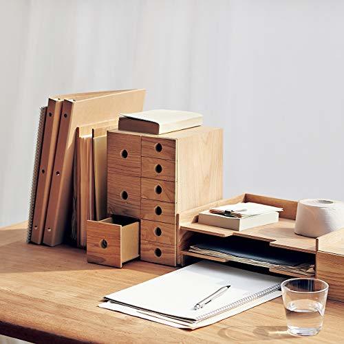  Muji Ryohin wooden storage stand *A5 size approximately width 8.4x depth 17x height 25.2cm 82603354