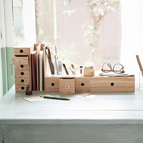  Muji Ryohin wooden storage stand *A5 size approximately width 8.4x depth 17x height 25.2cm 82603354