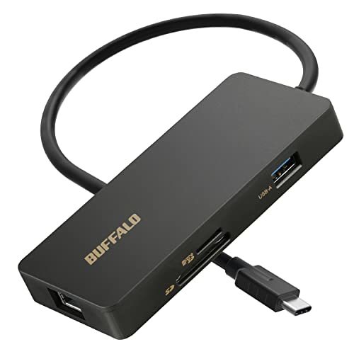 バッファロー Type-C接続 7-in-1 ドッキングステーション 4K対応HDMI出力ポート PowerDelivery PD 対応 USB