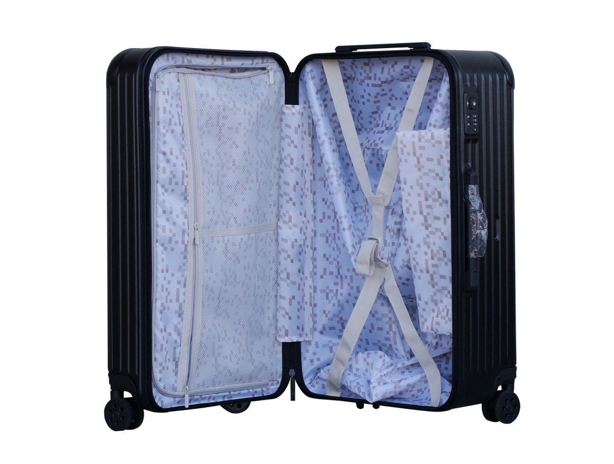  suitcase fastener type XL black new design TSA lock installing Carry case travel super light weight high capacity 8 wheel 