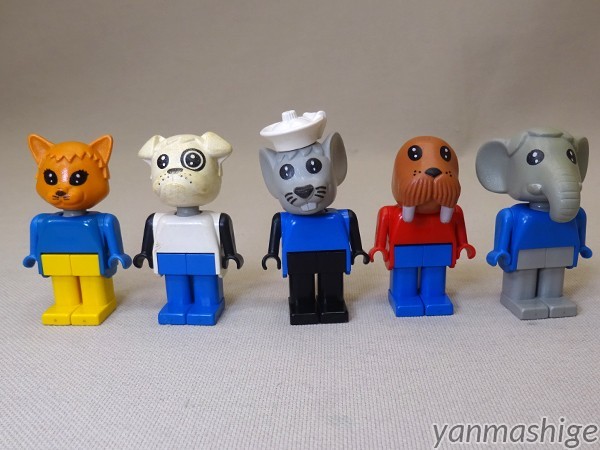 Yahoo!オークション - 80sビンテージ LEGO Fabuland レアフィグ5...