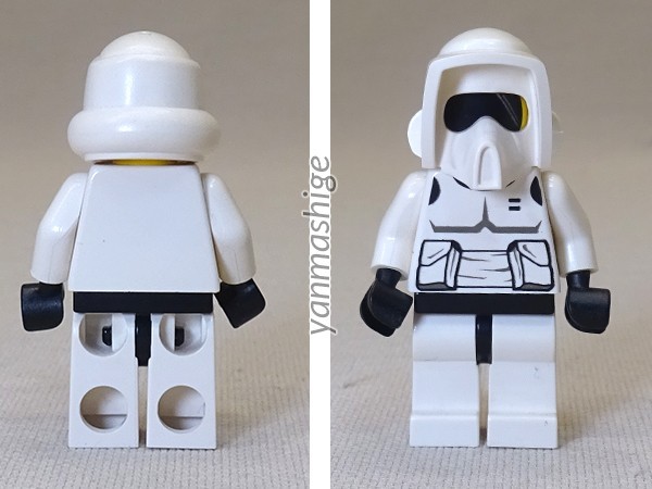 99年製 LEGO 7128 マスク着脱可能 スピーダーバイク＆スカウトトルーパーセット Star Wars スターウォーズ エピソード6 レゴ Speeder Bike_画像5