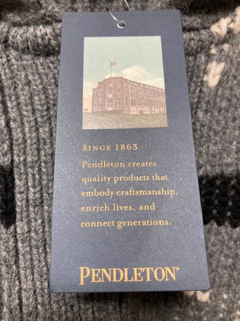 PENDLETON ペンドルトン The Original Westerley Grey Black MD　LAMBS WOOL オリジナルウェスターリー RF00461401 MD_画像8