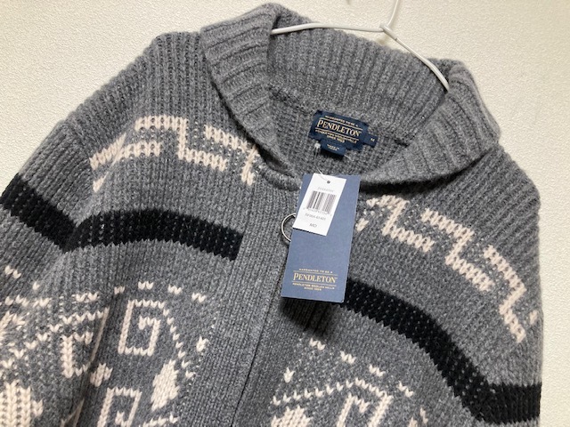 PENDLETON ペンドルトン The Original Westerley Grey Black MD　LAMBS WOOL オリジナルウェスターリー RF00461401 MD_画像6