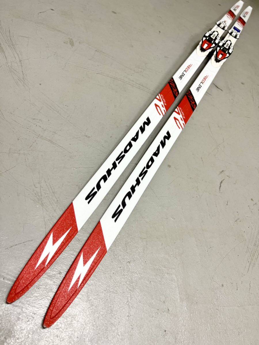 マズシャス　MADSHU 競技用トップモデル REDLINE レギュラー 187cmクロスカントリースキー　スケーティング スキー板
