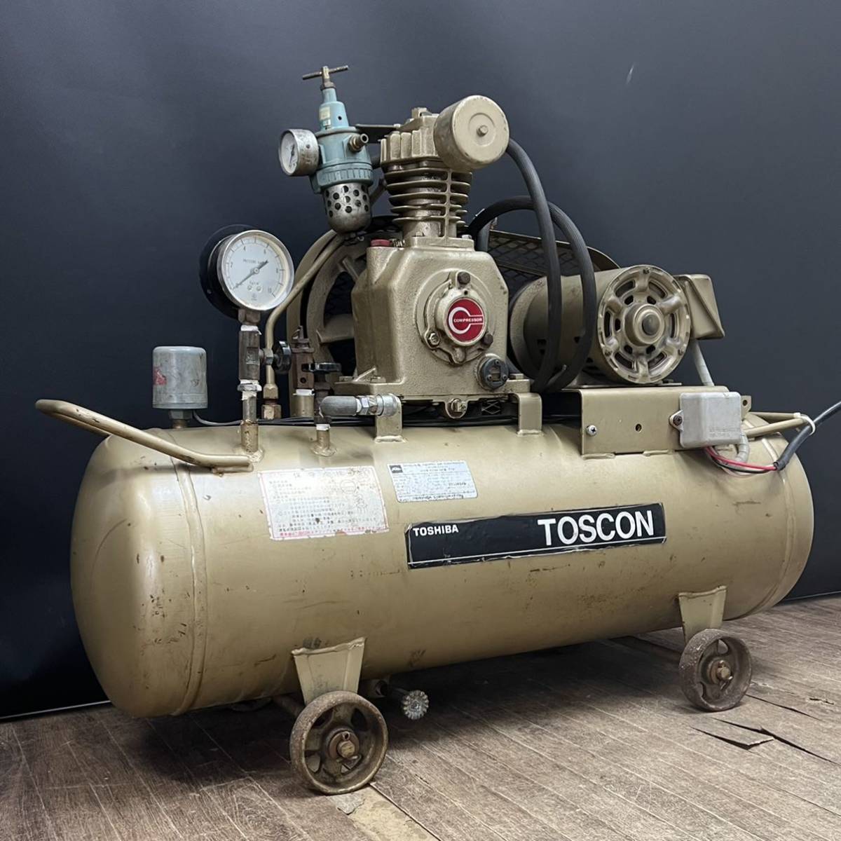 Yahoo!オークション - 動作品 1馬力 0.75kW レシプロ Yahoo!オークション - 動作品 1馬力 0.75kW レシプロ