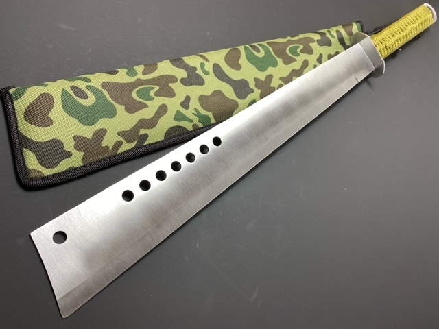 ☆MEGA MACHETE☆JHGR マチェットナイフ 全長68㎝ アウトドアナイフ