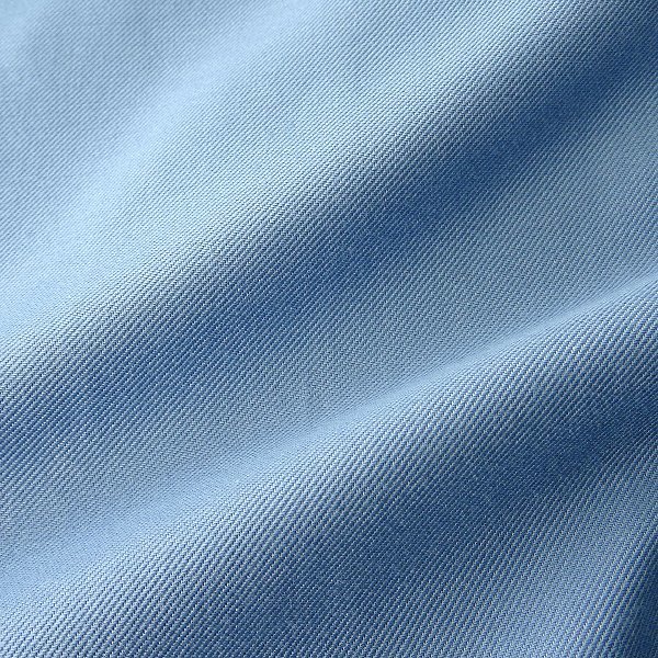新品 POLO BCS ポロ シャンブレー ツイル レギュラーカラー シャツ 4L 水色 【I54246】 メンズ 汗ジミ防止 オールシーズン デニムライクの画像6