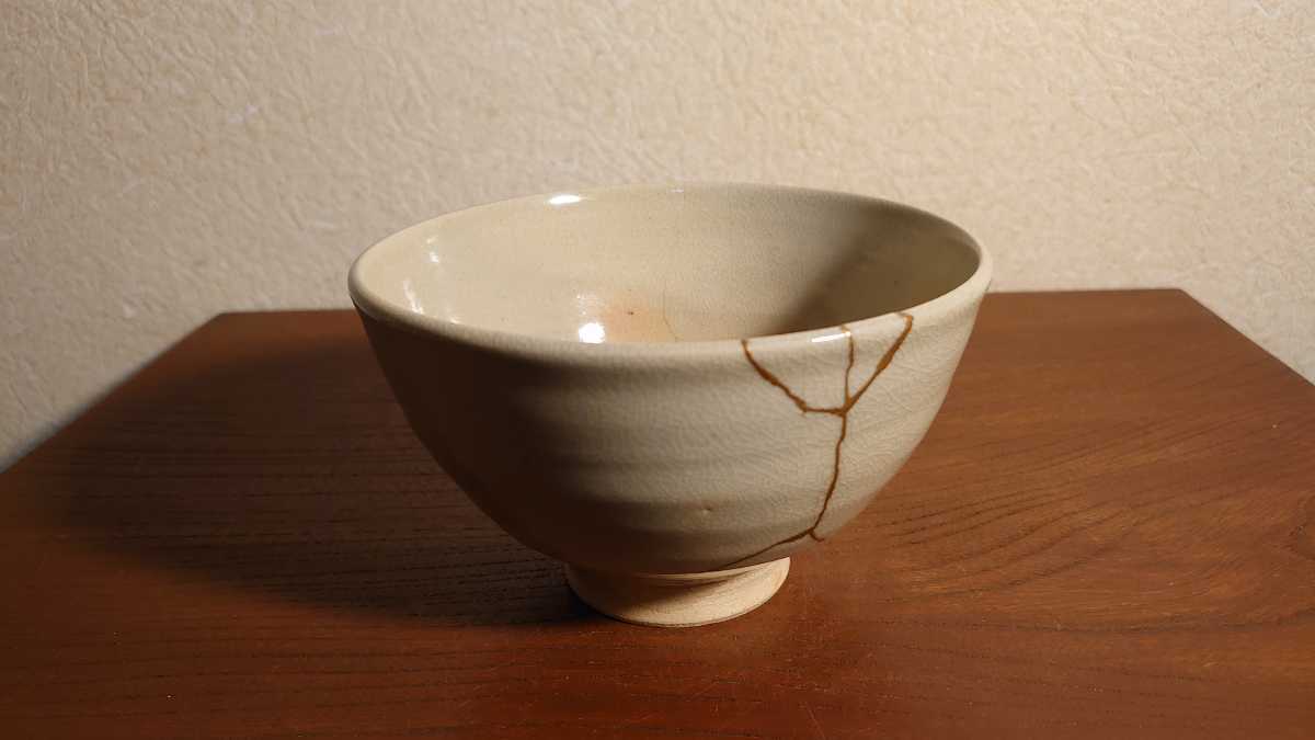 萩焼 抹茶碗 茶道具 金継ぎ 桃山 アンティーク抹茶碗 蔵出し 鑑賞陶器