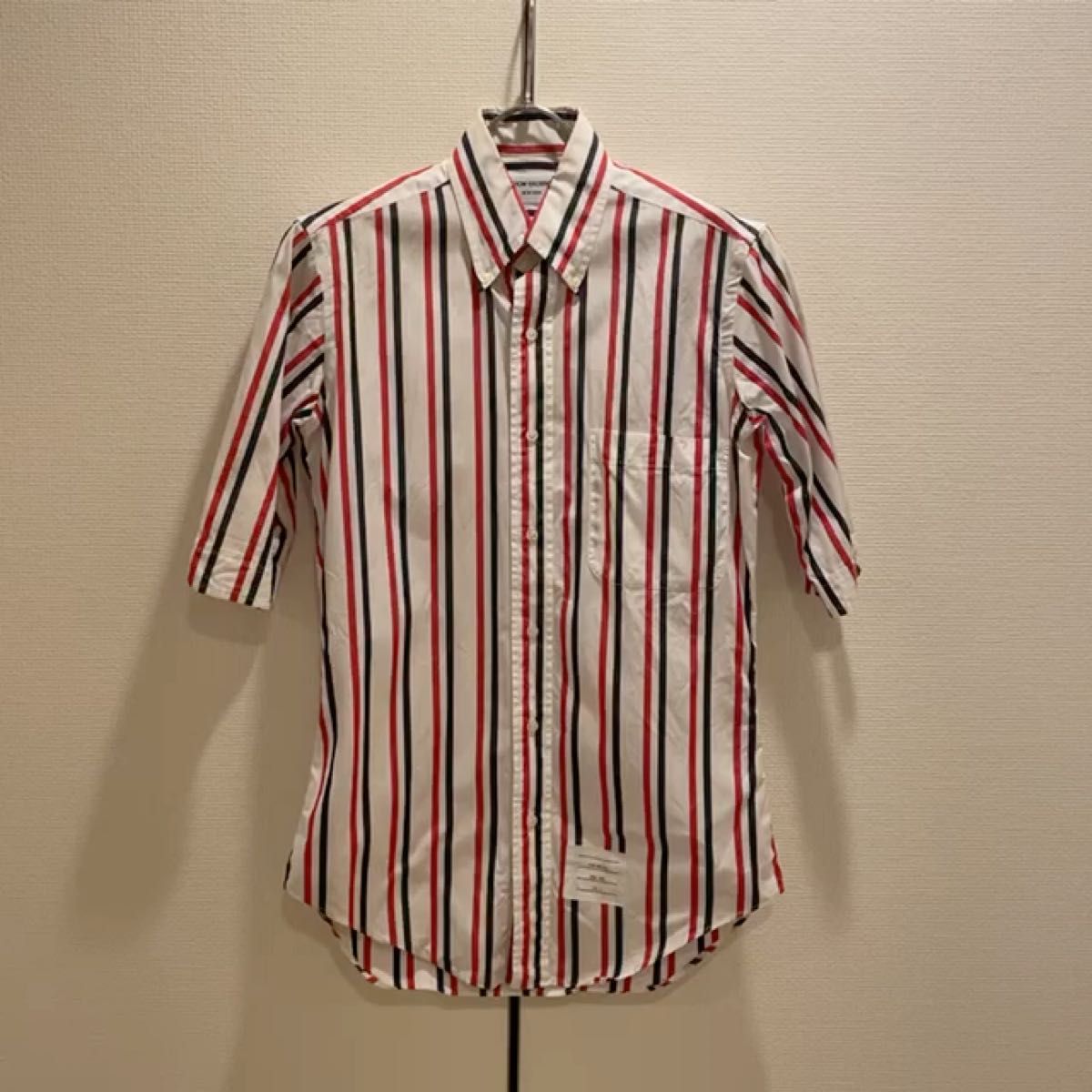 THOM BROWNE トムブラウン トリコロールシャツ サイズ0 レア 希少品