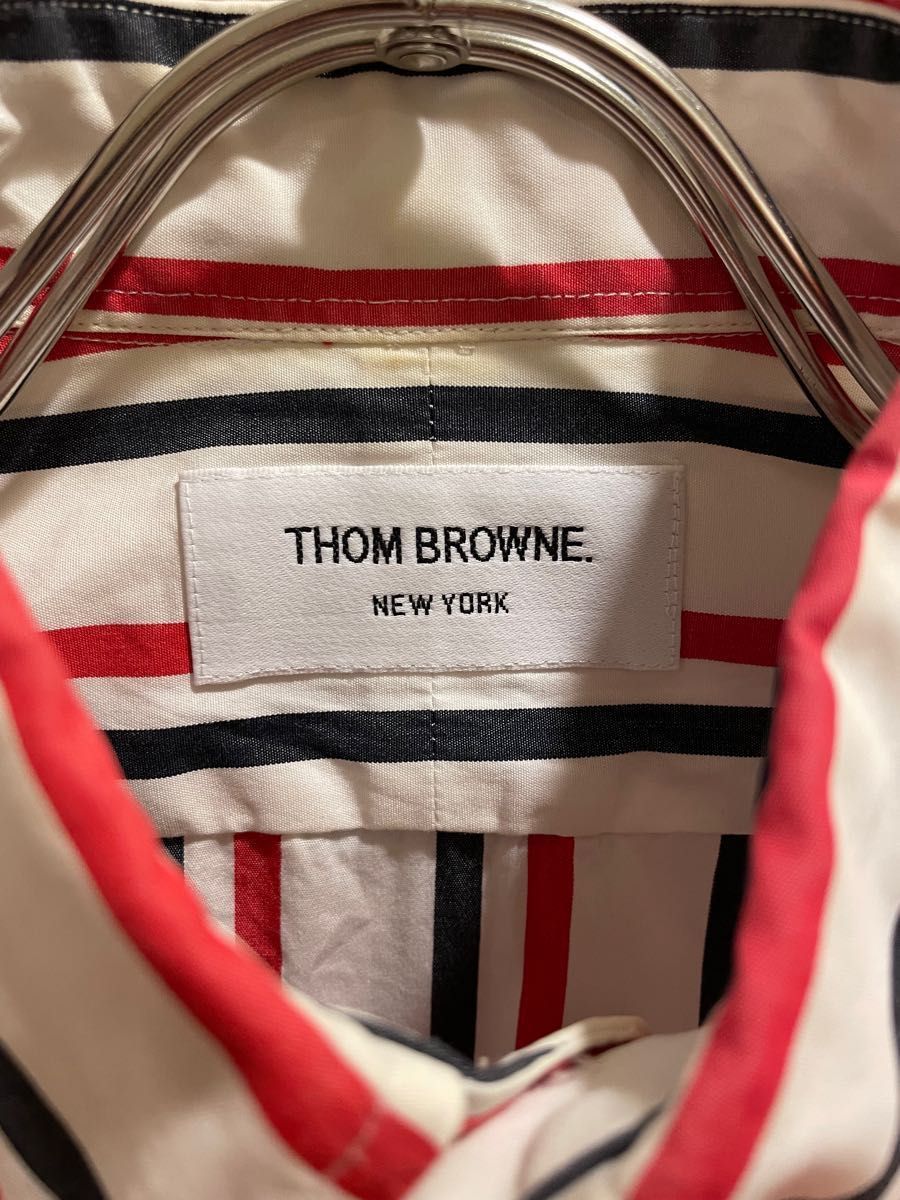 THOM BROWNE トムブラウン トリコロールシャツ サイズ0 レア 希少品