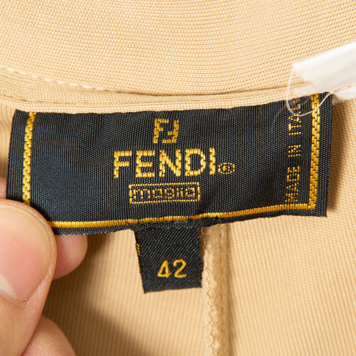 1円スタート】メール便○ FENDI フェンディ ジャージ素材セミフレア