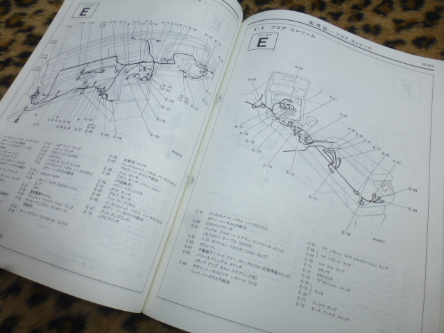 【貴重！即落！】デボネア V 整備解説書 電気配線図集 追補版 E-S11A E-S12A E-S12AG ロイヤル 3000 AMG 旧車 三菱 純正 MMC ハイソ ビップ_画像8