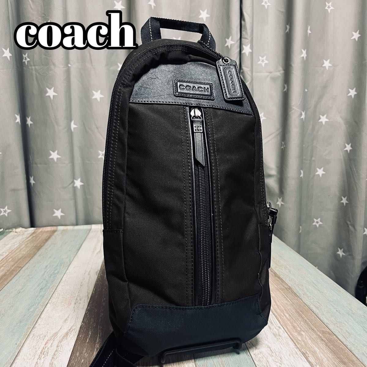 coach（コーチ）ナイロン×レザーボディバッグ ワンショルダーバッグ