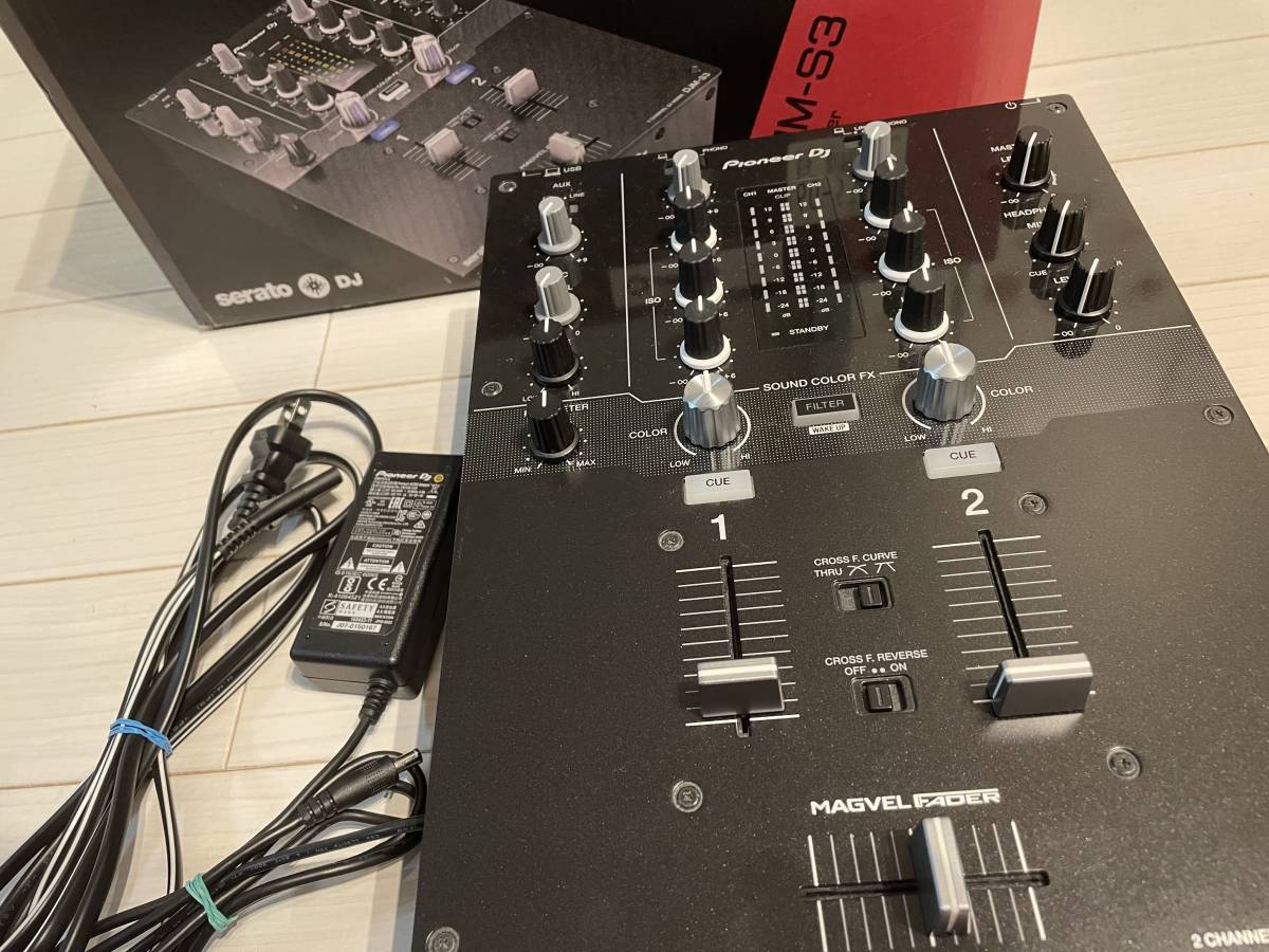 美品pioneer djm-s3 serato dj pro無償対応ミキサー vineair.com