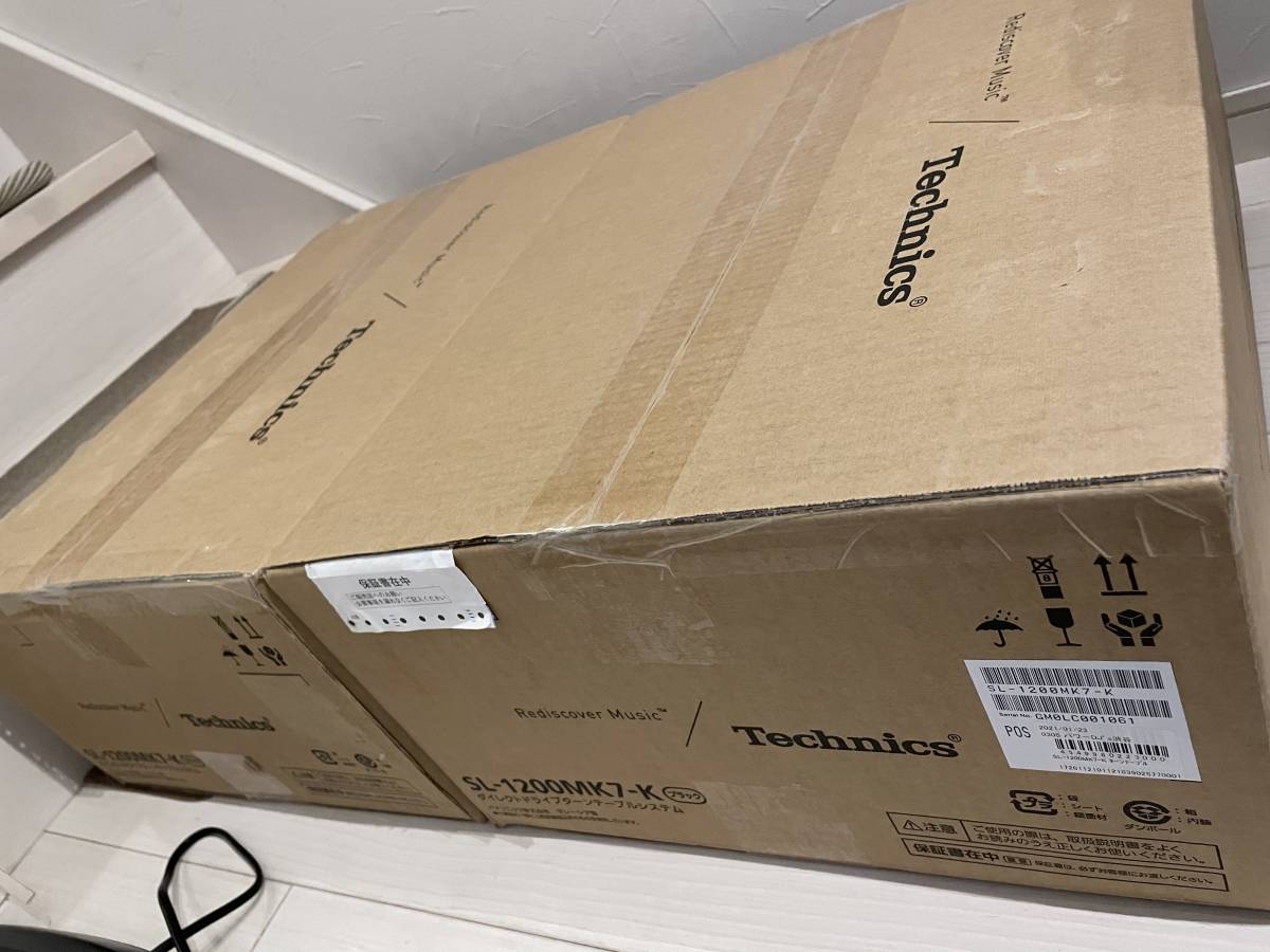 テクニクス Technics Sl-1200mk7-K 2台セット新品未使用 www