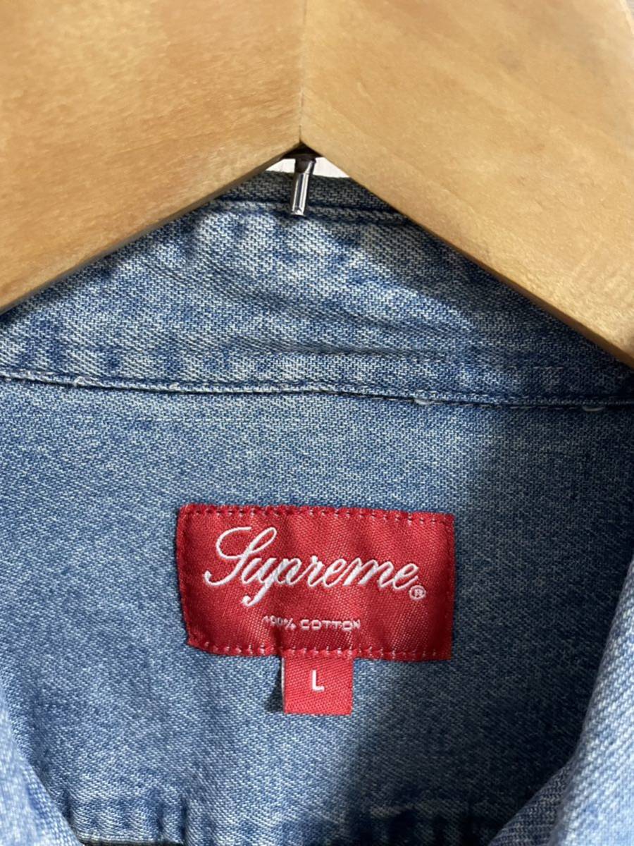 2023セール】 Supreme - Supreme 20aw Classic logo denim shirtの通販