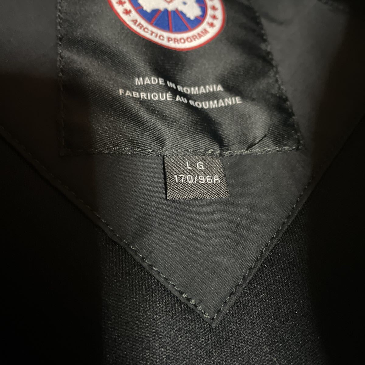 美品】CANADA GOOSE /カナダグースフリースLブラック/レディース-