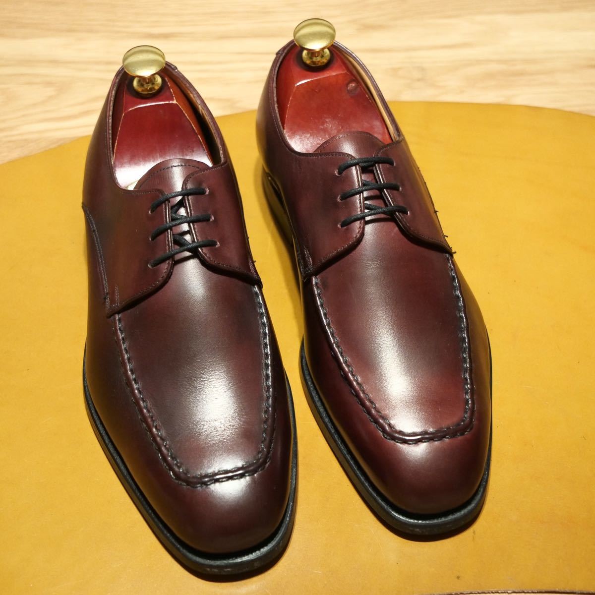 GRENSON グレンソン フットマスター UK5.5 バーガンディ 革靴-