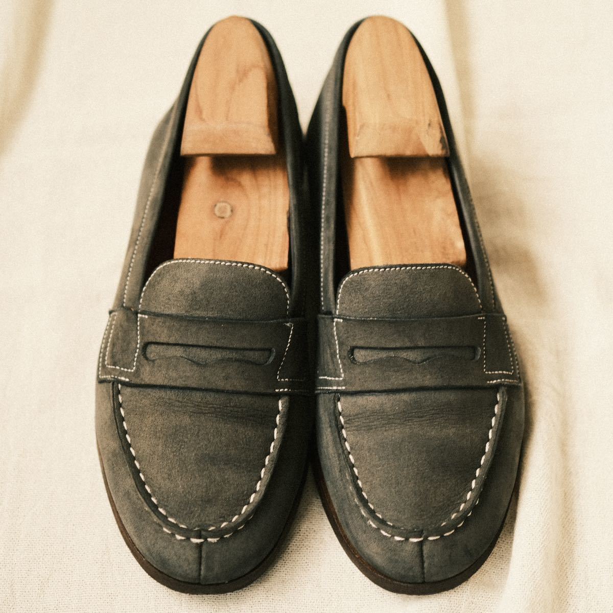 ジェイエムウェストンJ.M. WESTON ルモックローファー グレー4 D