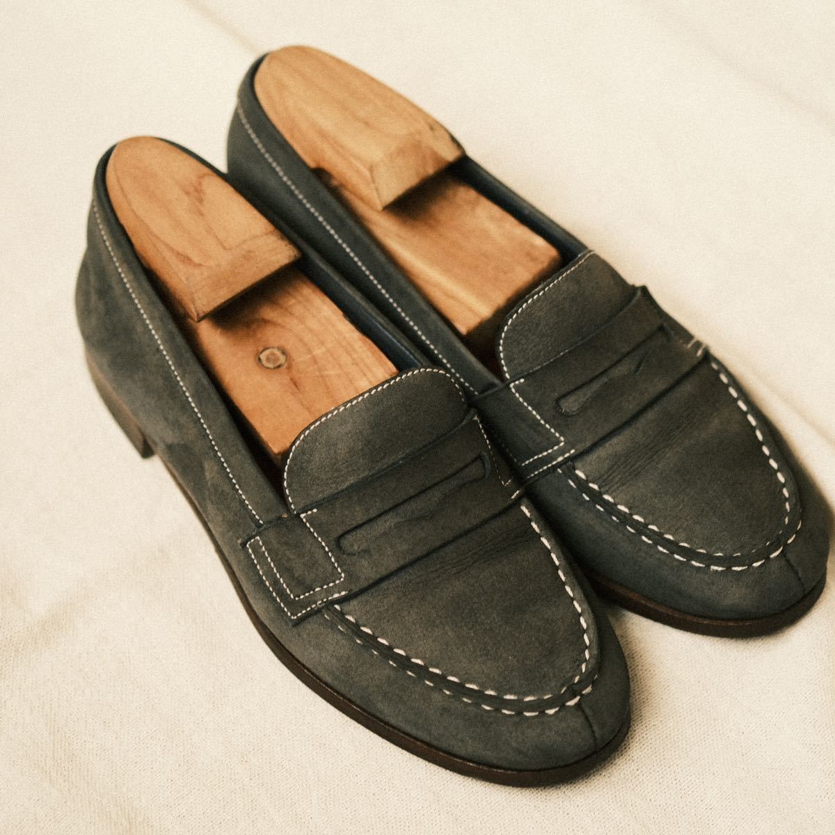 ジェイエムウェストンJ.M. WESTON ルモックローファー グレー4 D