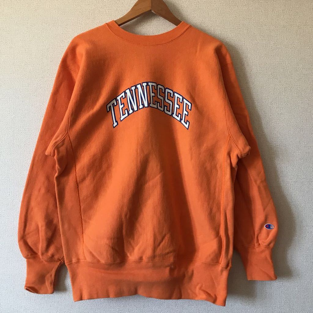 夏セール開催中 MAX80%OFF! ビンテージ レアカラー オレンジ Tennessee Champion 90s チャンピオン WEAVE スウェットREVERSE スウェット USA製 リバースウィーブ スウェットシャツ 夏セール開催中 MAX80%OFF! ビンテージ レアカラー オレンジ Tennessee Champion 90s チャンピオン WEAVE スウェットREVERSE スウェット USA製 リバースウィーブ スウェットシャツ