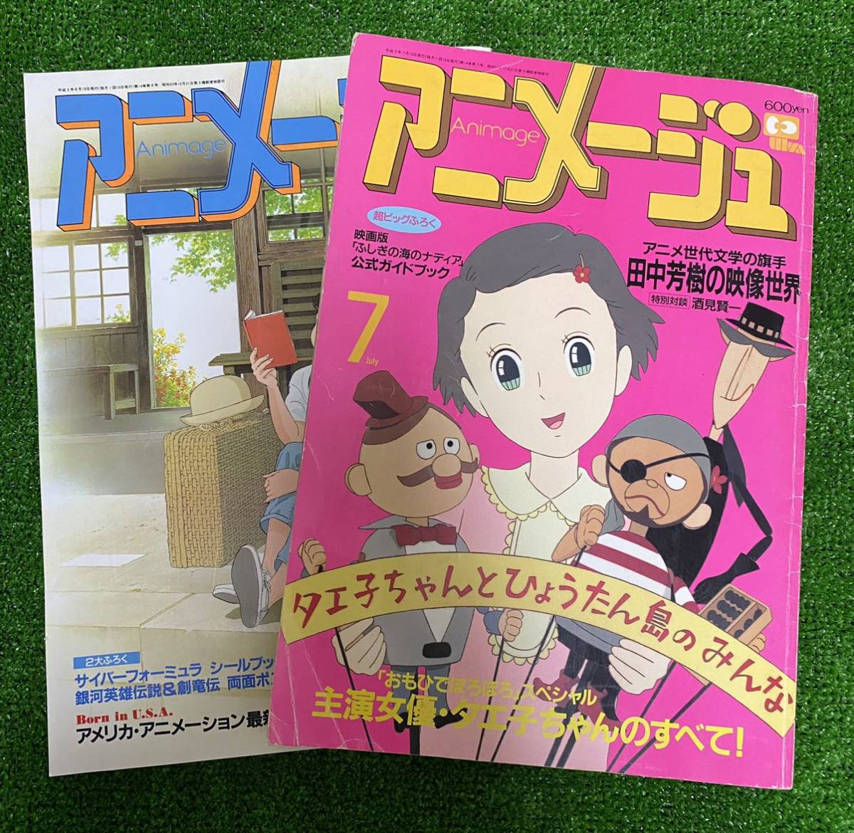 【激レア】アニメージュ　1991年6月/7月セット　ジブリ　宮崎駿　おもひでぽろぽろ ANIMAGE STUDIO GHIBLI HAYAO