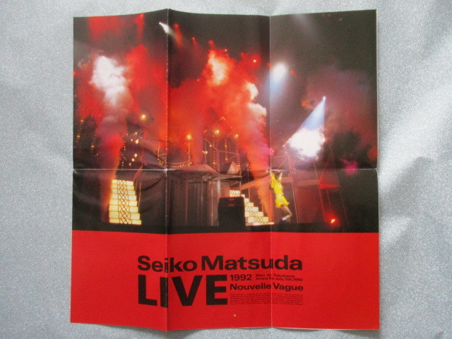 ＶＨＳビデオ 松田聖子【Seiko Matsuda Live 1992 Nouvelle Vague】歌詞カード付 23曲109分 92横浜アリーナ収録ソニーレコード　　　　j341_画像4