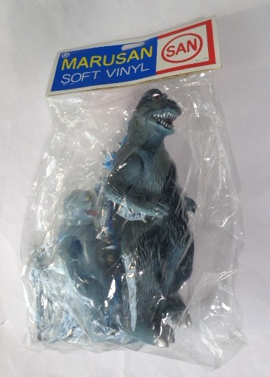 マルサン ゴジラ 親子3体セット ゴジラ+ミニラ2種 ゴジラの息子