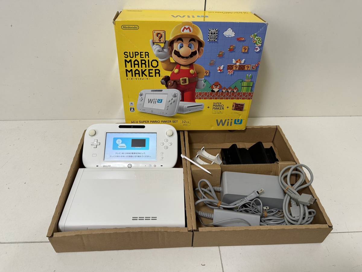 ☆1円～☆すぐに遊べる☆任天堂 Wiiu 本体 セット【スーパーマリオ