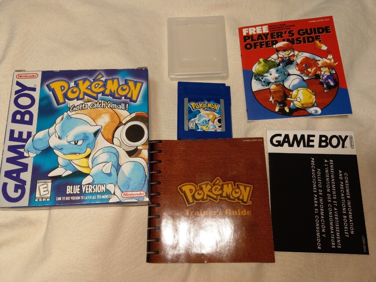 送料無料】 ゲームボーイカラー ポケットモンスター 青 ポケモン 海外