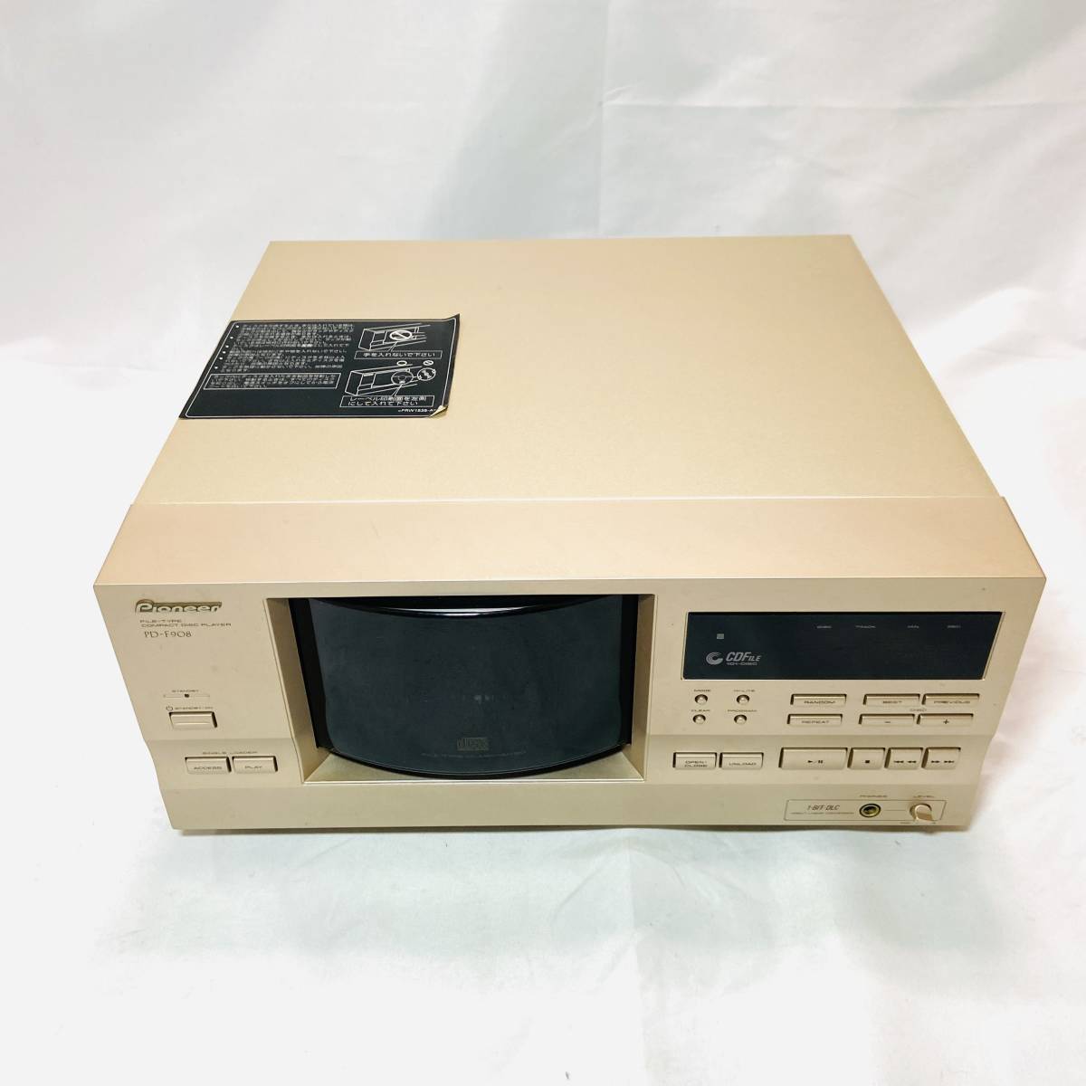 Pioneer パイオニア PD-F908 ファイルタイプCDプレーヤー リ-