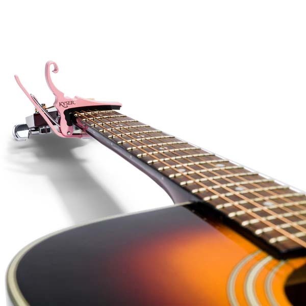 Kyser KG6KA PINK acoustic guitar for kapo( Kaiser )