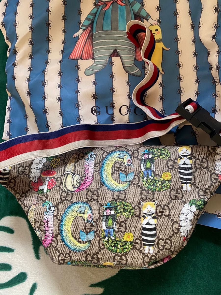 GUCCIヒグチユウココラボ チルドレンウエストポーチ | macslasierraabq.com
