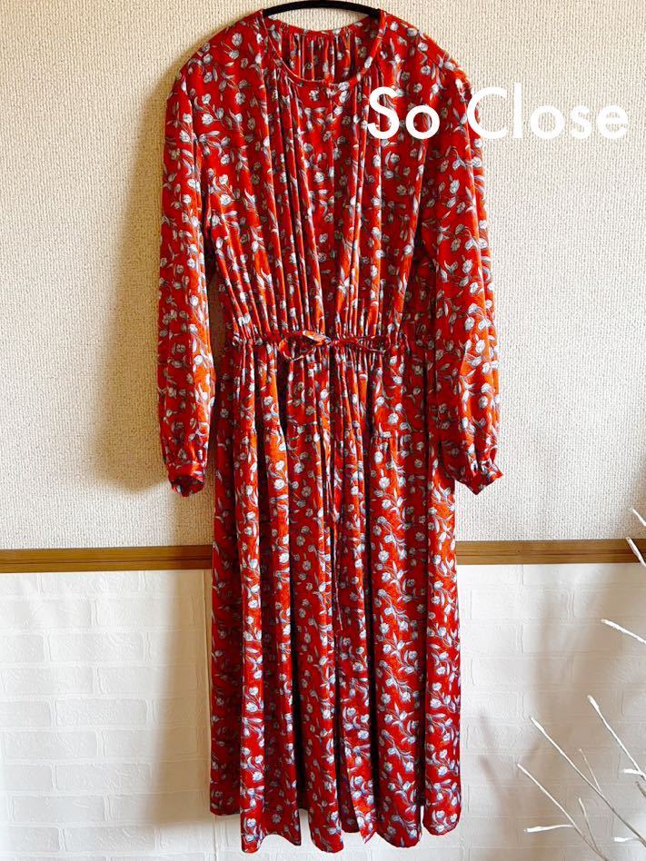 セール 登場から人気沸騰 ソー Close So クロース 花柄 羽織りワンピ