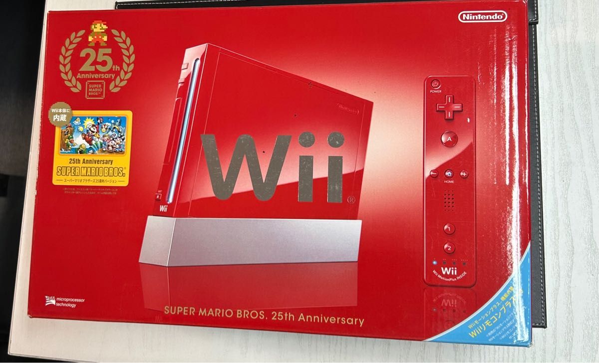 Wii （スーパーマリオ25周年仕様）本体　付属品