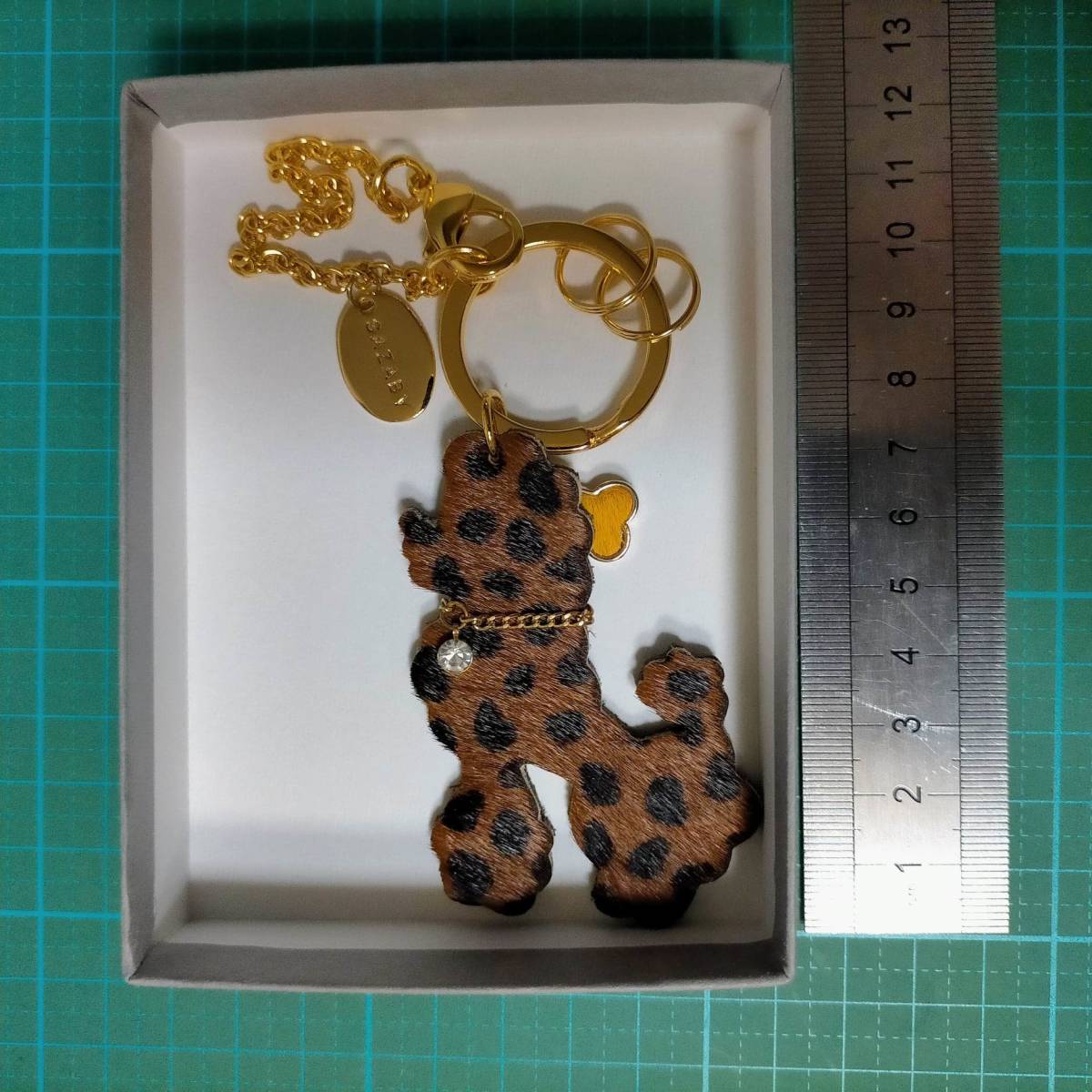 最新コレックション key charm bag SAZABY poodle DOG チャーム バッグチャーム 犬 キーホルダー プードル サザビー ring mascot chain holder その他