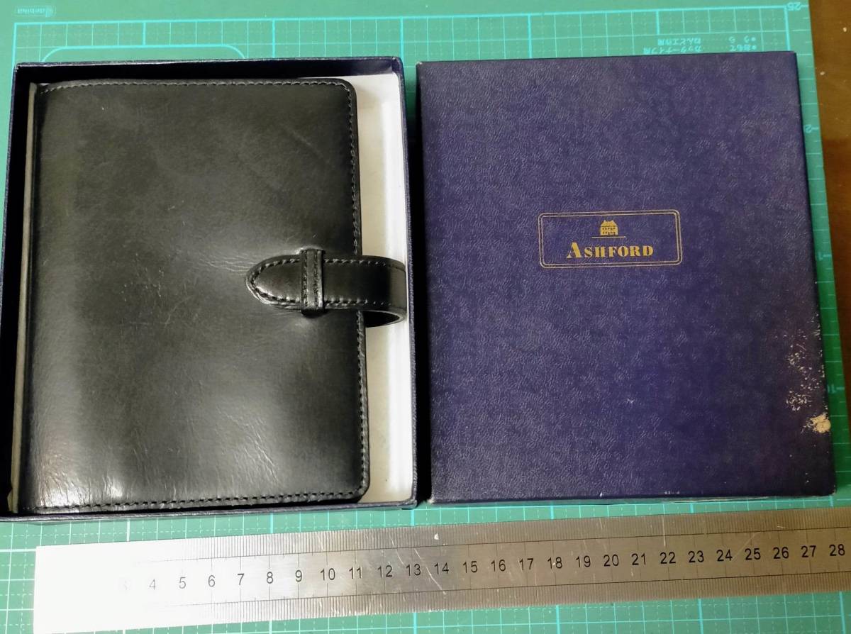 チャンドラー アシュフォード システム手帳 手帳 カバー 1001-1 オールドタン 20㎜ ASHFORD OLD TAN Personal  organizer daily planner