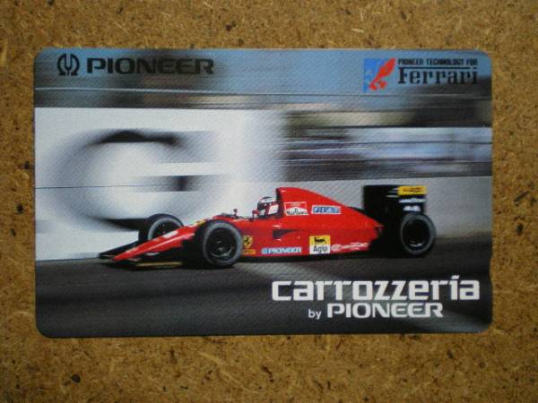 a2600* Pioneer Ferrari F1 телефонная карточка 