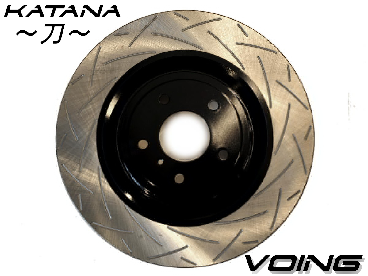 スープラ JZA70 2.5 GTツインターボ に適合 VOING katana 刀 スリット フロント ブレーキ ローター_画像1