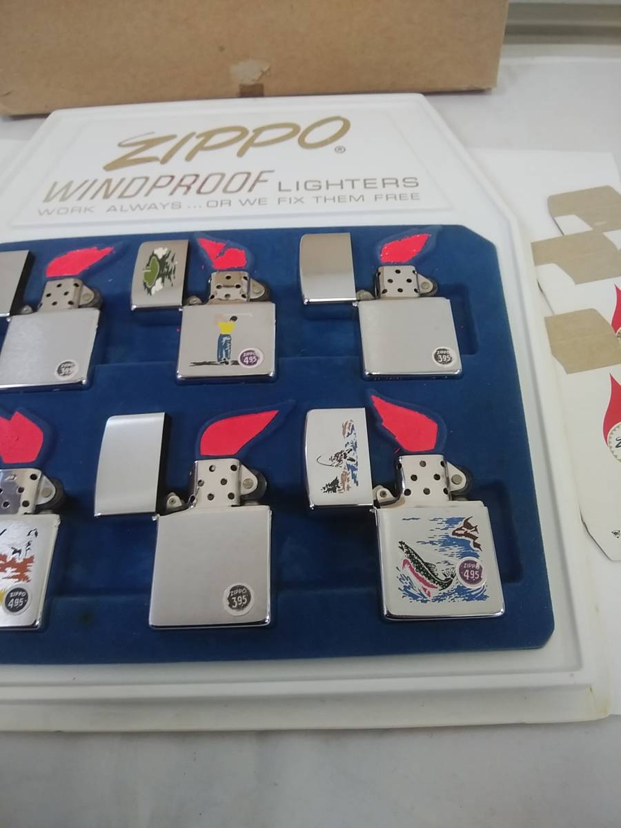 【送料無料】【未使用】ZIPPO 1968年2個 1969年4個 店頭パネル 外箱1 箱6 / プライス付き デッドストック 美品_画像4